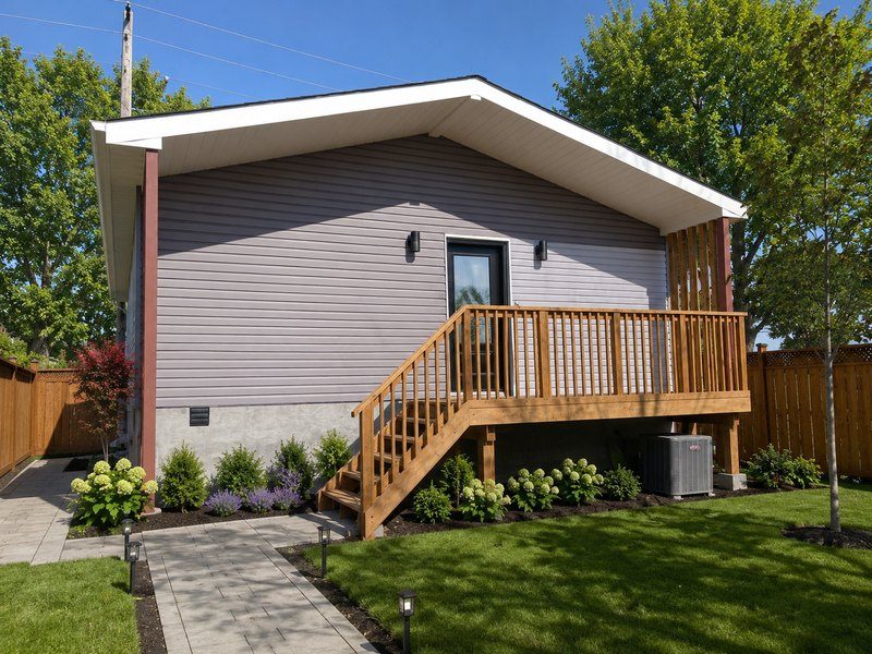 Completed 1,300 sq ft garden suite with basement built by ARVO in Scarborough